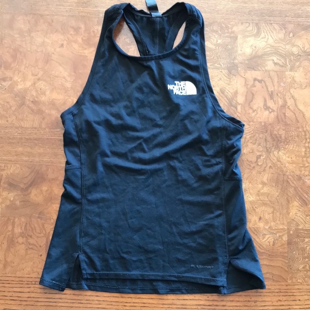 North Face Flash Dry Women's Black Althletic Tank Top Size XS